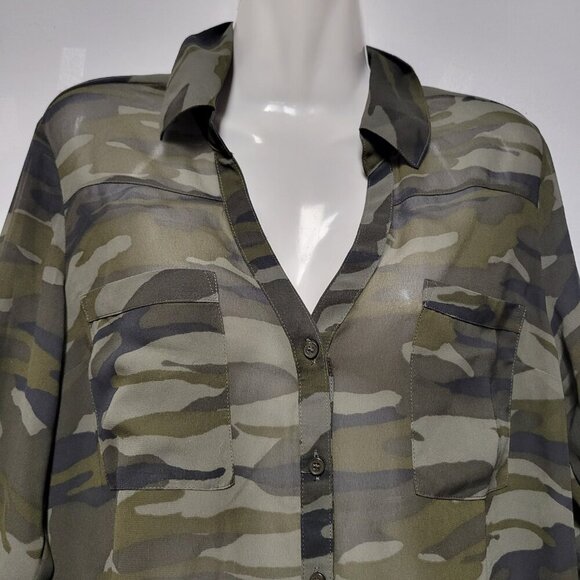 Camo Long Sleeve Top - Picture 2 of 4